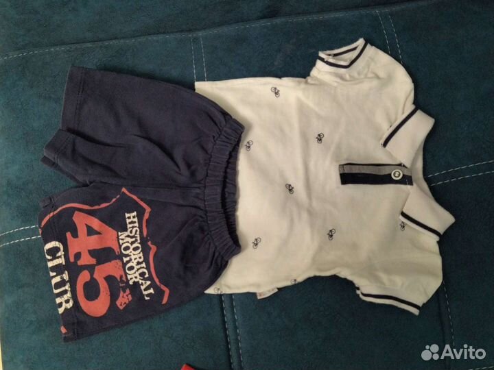 Вещи на мальчика пакетом, рост от 68 до 80, на 6-9