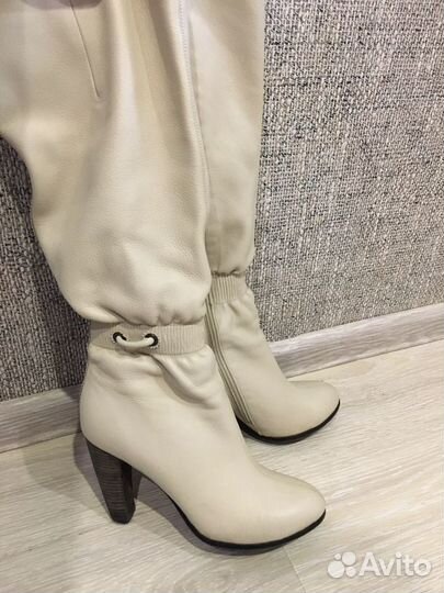 Сапожки натуральная кожа