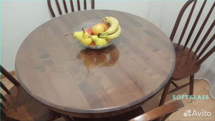 Прозрачная клеенка на обеденный стол