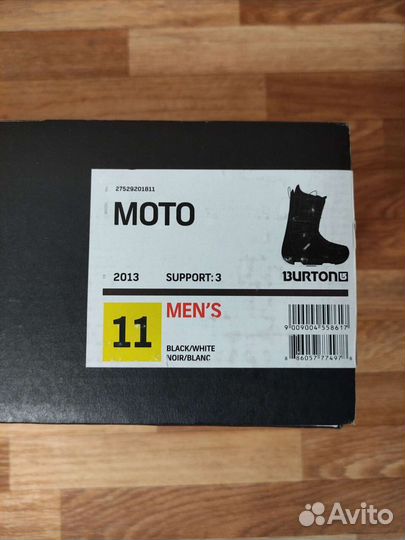 Сноубордические ботинки Burton Moto, размер 44
