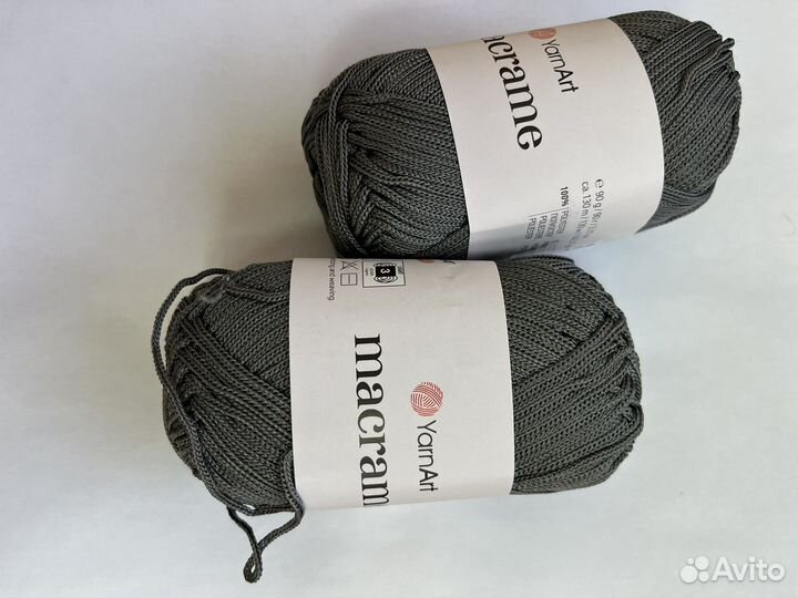 Пряжа yarnart macrame ярнарт макраме