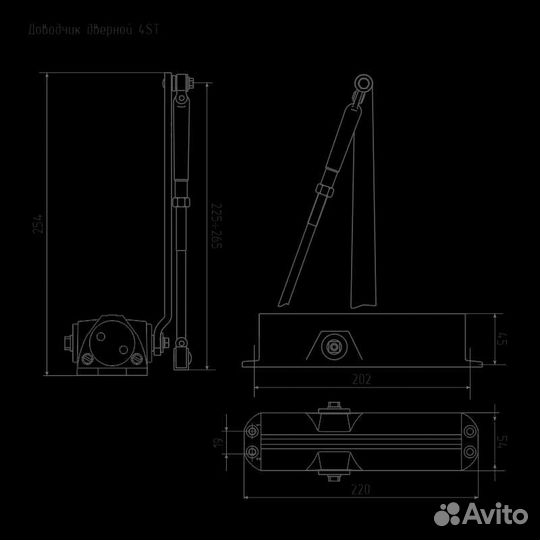 Доводчик дверной