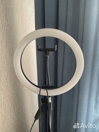 Кольцевая лампа 26 см с напольным штативом