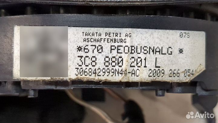 Подушка безопасности водителя Volkswagen Passat 6