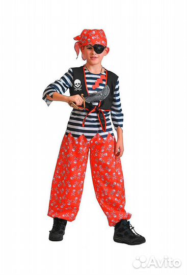 Костюм разбойника пирата 5-6 лет аренда