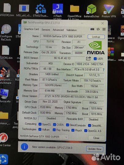 Gtx 1660 super в отличном состоянии