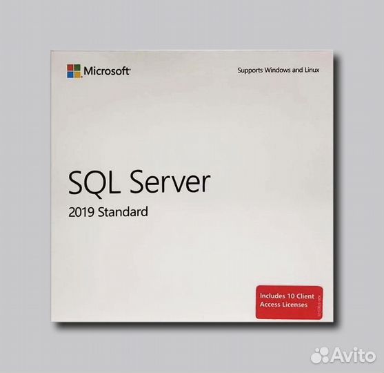 Серверная лицензия SQL Server 2019 Standard box