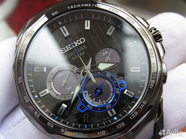 Часы Seiko Sapphir Date 10 Bar Solar