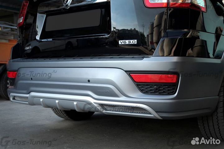 Накладка заднего бампера KIA Mohave Borrego 2016