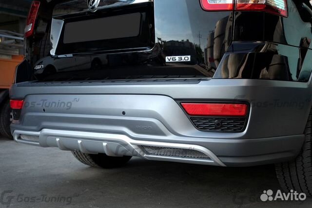 Накладка заднего бампера KIA Mohave Borrego 2016