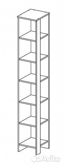 Стеллаж - открытая полка - этажерка