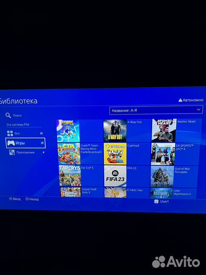 Sony PS4 slim/pro прошитая Hen 9.0