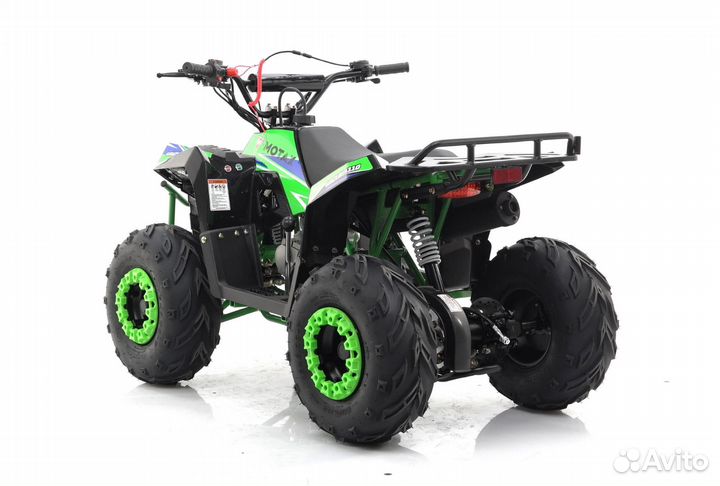 Детский квадроцикл 110 кубов Grizlik A110 зеленый