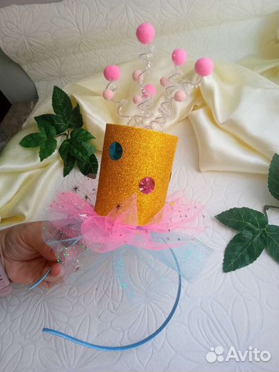 Ободок на утренник(конфета, единорог,елка)