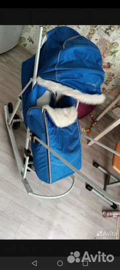 Детские санки коляска