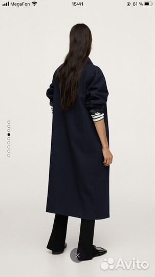 Пальто Mango женское демисезонное