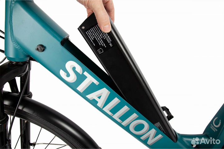 Электровелосипед Stallion синий 250 Вт