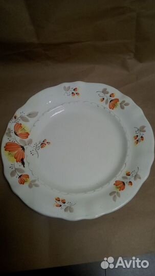 Блюдо, винтаж, советский фарфор, 1955