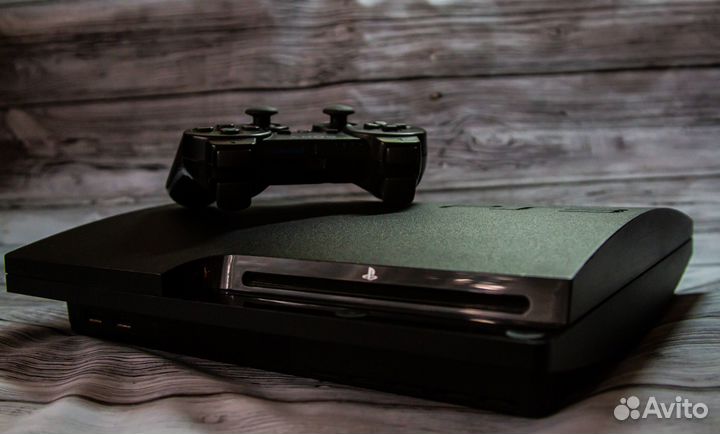 PS3 Slim + 100 топовых игр