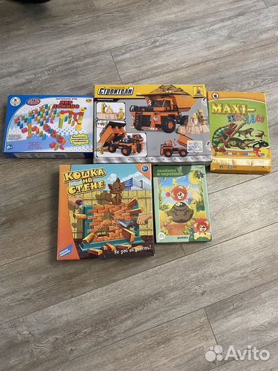 Настольные игры, lego, пазлы