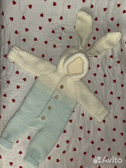 Комбинезон вязаный ручная работа