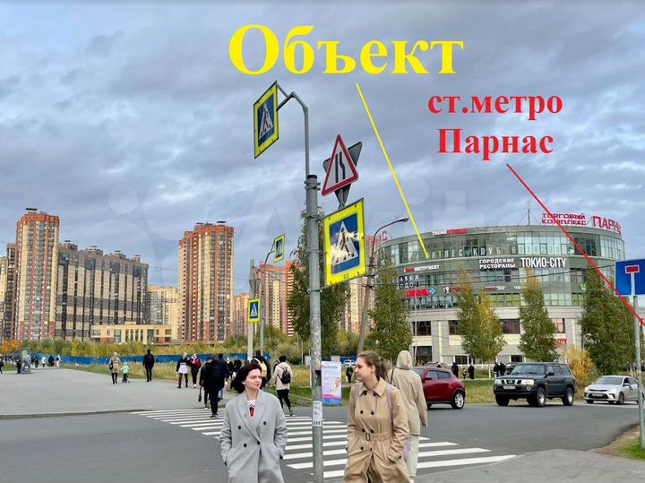 1256м² проходное в ТК Парнас