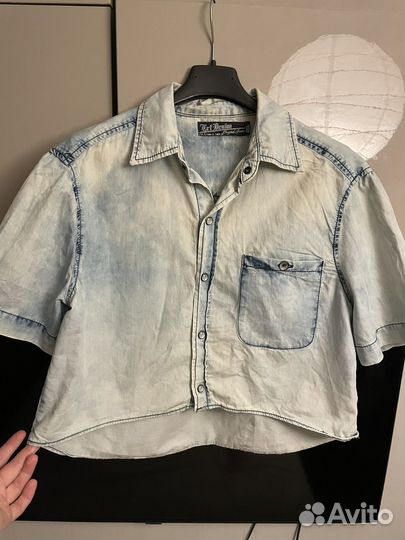 Рубашка джинсовая Stradivarius