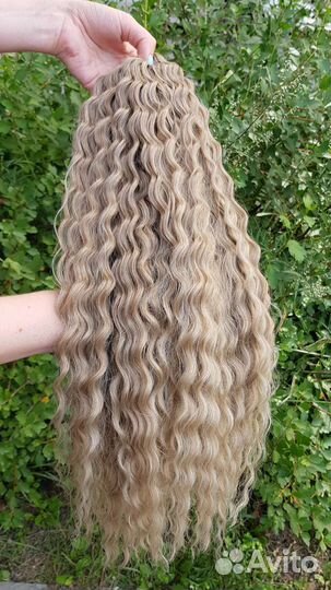 Натуральные цвета афролоконы Ариэль,Т14/24D, 60см