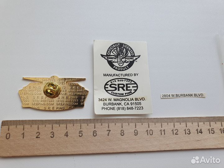 Значок Indianapolis 500. Оригинал новый из США