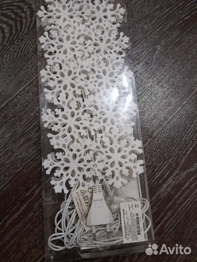 Гирлянда снежинки