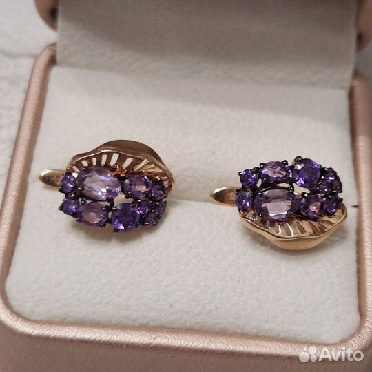 Набор с аметистами
