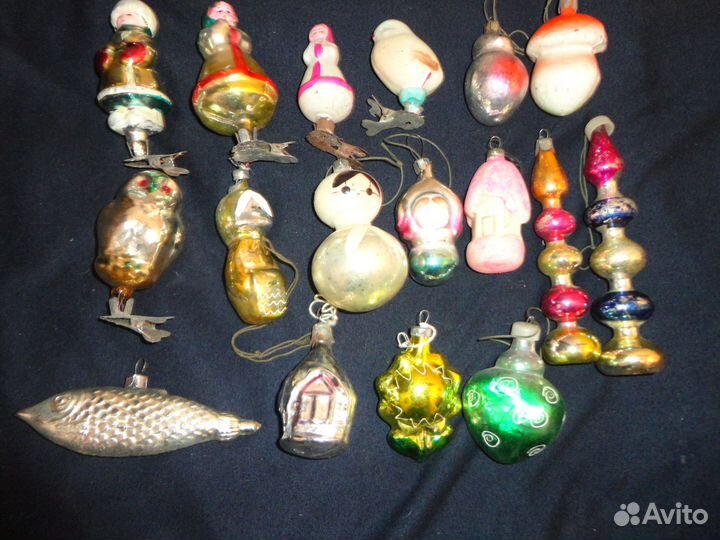Елочные игрушки СССР
