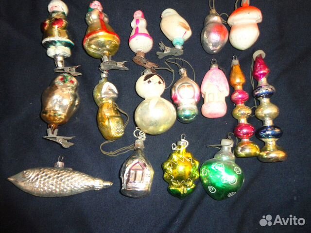 Елочные игрушки СССР