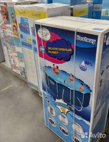 Каркасный бассейн 427х107