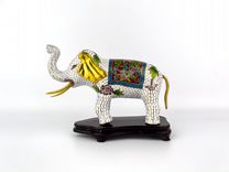 Статуэтка "Слон". Китай, эмаль клуазоне, 1950-1980