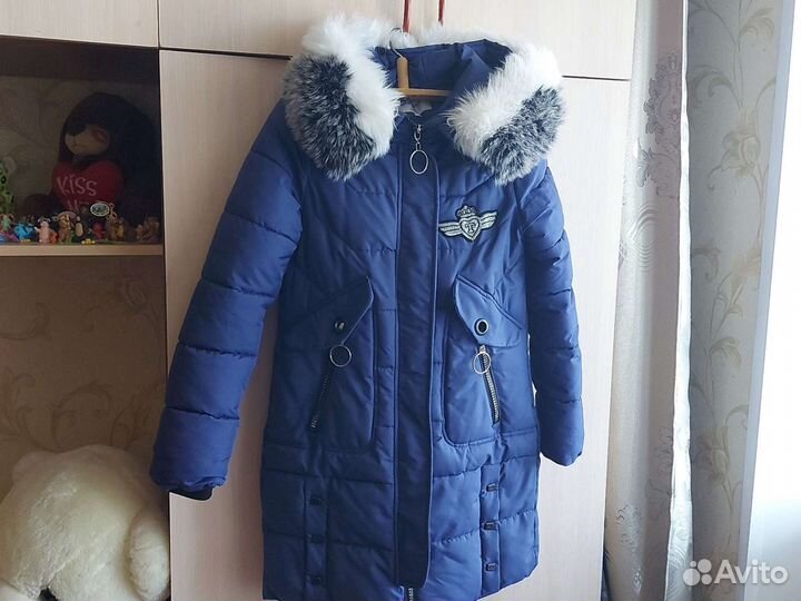Пуховик для девочки 146