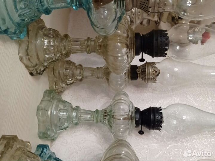 Старинная керосиновая лампа