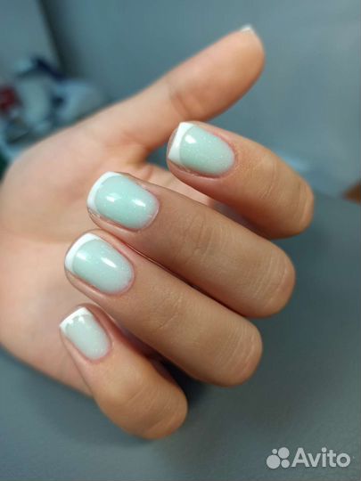 Наращивание ногтей, маникюр, покрытие гель лаком