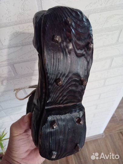 Ботинок сувенирный.Дерево