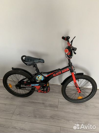Велосипед детский black aqua