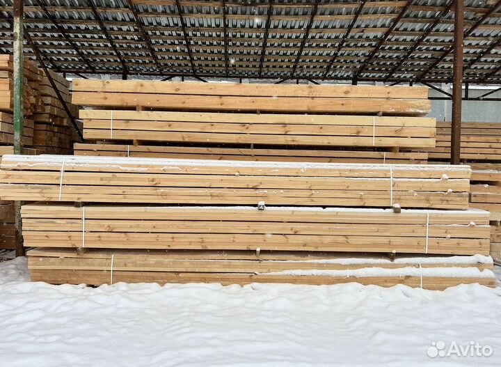 Доска обрезная 40х200х6000мм ГОСТ