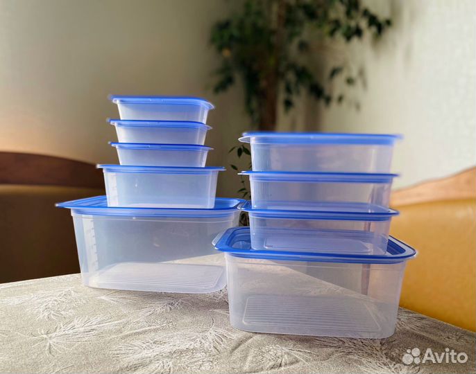 Контейнеры пищевые набор 8/9 шт