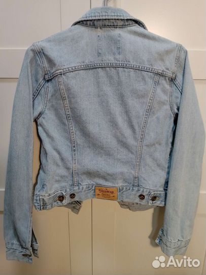 Джинсовая куртка pull bear женская