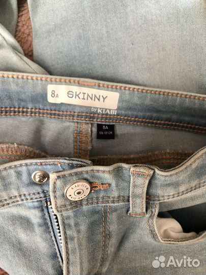 Джинсы и толстовка для девочки 134