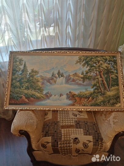 Картина в раме гобелен