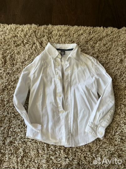 Две рубашки зара и la redoute, на мальчика 104-110