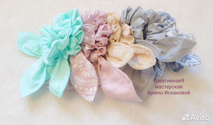 Резинки для волос ручной работы, комплект 300