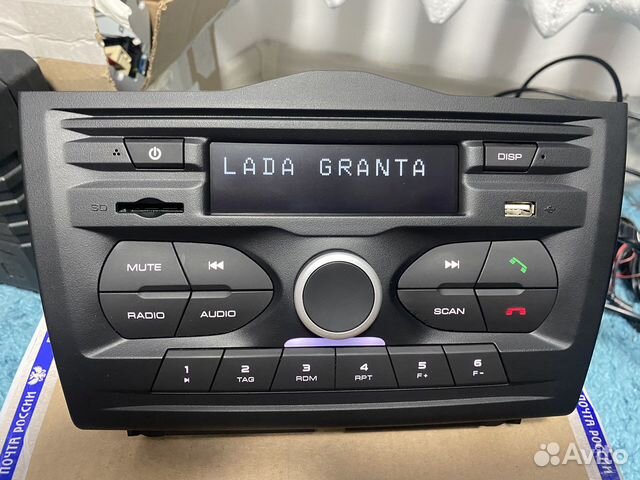 Штатная магнитола LADA granta fl