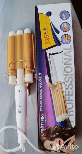 Плойка волна керамика, гофры