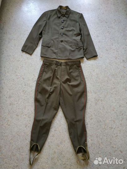 Китель, галифе полевые, офицерские, новые. СССР